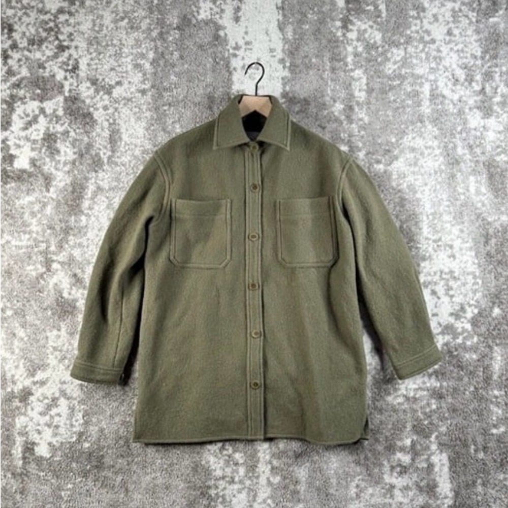 Wilfred free wool shacket